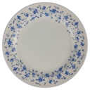 Kuchenteller Dessertteller Frühstücksteller 19,3 cm Arzberg Form 1382 Blaublüten gebraucht - sehr gut