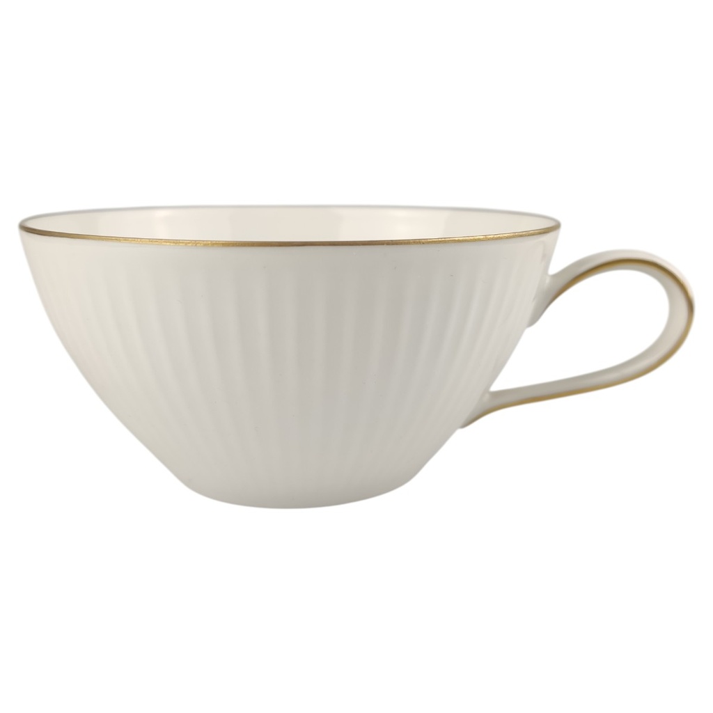 [1806341] Teetasse Thomas Relief Goldrand Weiß gebraucht - sehr gut