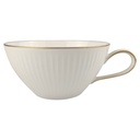 Teetasse Thomas Relief Goldrand Weiß gebraucht - sehr gut