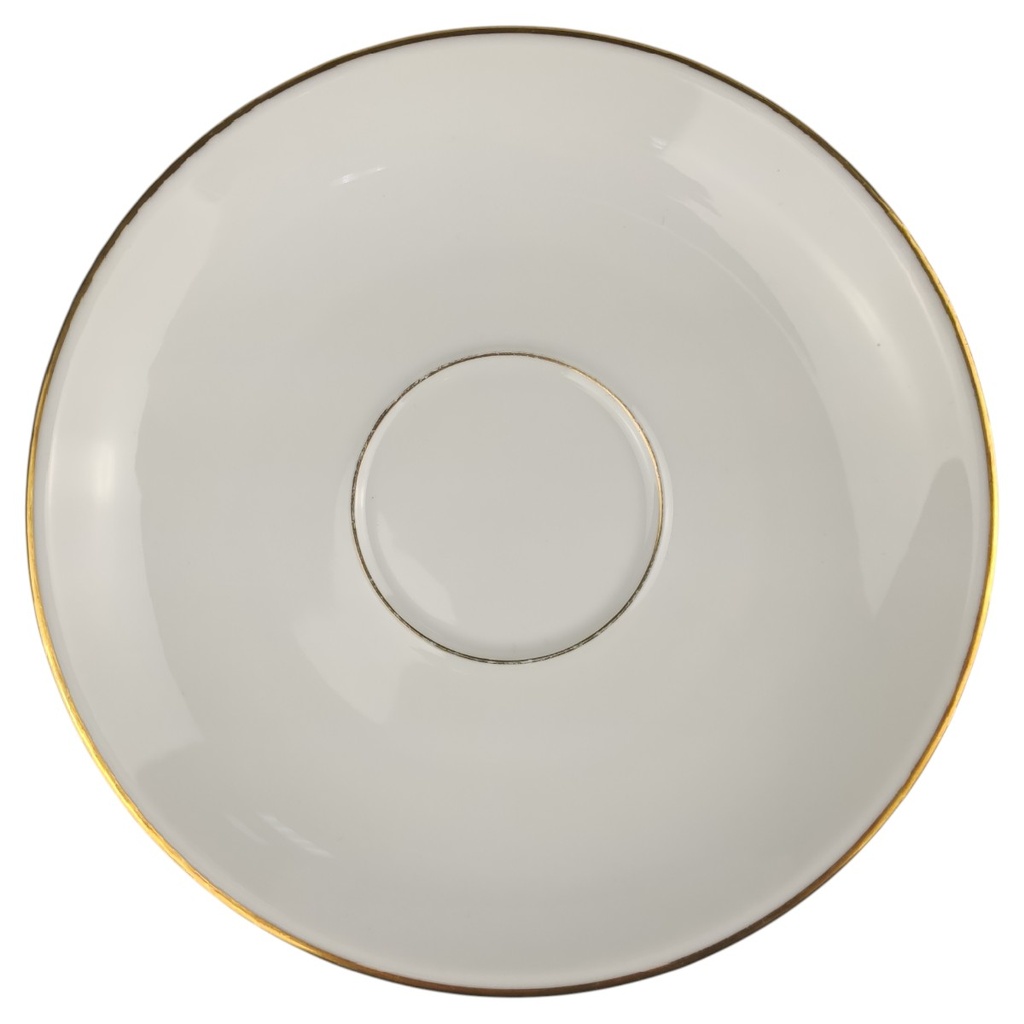 [1806343] Untertasse für Suppe Goldrand 17,2 cm Fürstenberg Schloß 644 0801 gebraucht - gut