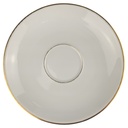Untertasse für Suppe Goldrand 17,2 cm Fürstenberg Schloß 644 0801 gebraucht - gut
