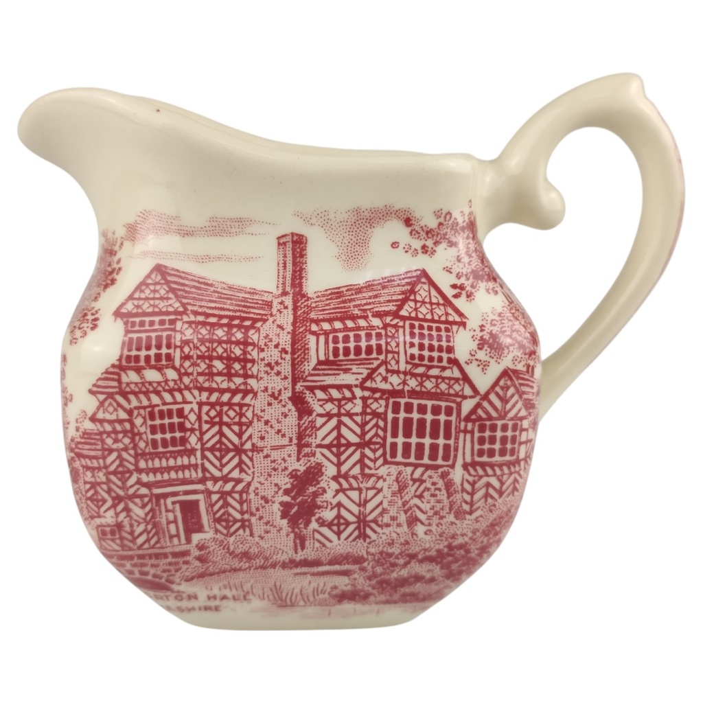 [1806376] Milchkännchen English Ironstone Tableware (EIT) Old Castles Rot gebraucht - gut