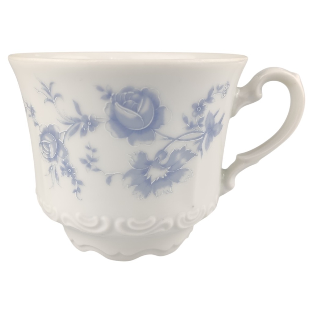 Kaffeetasse Mitterteich Form 2000 Blaue Blumen gebraucht - gut