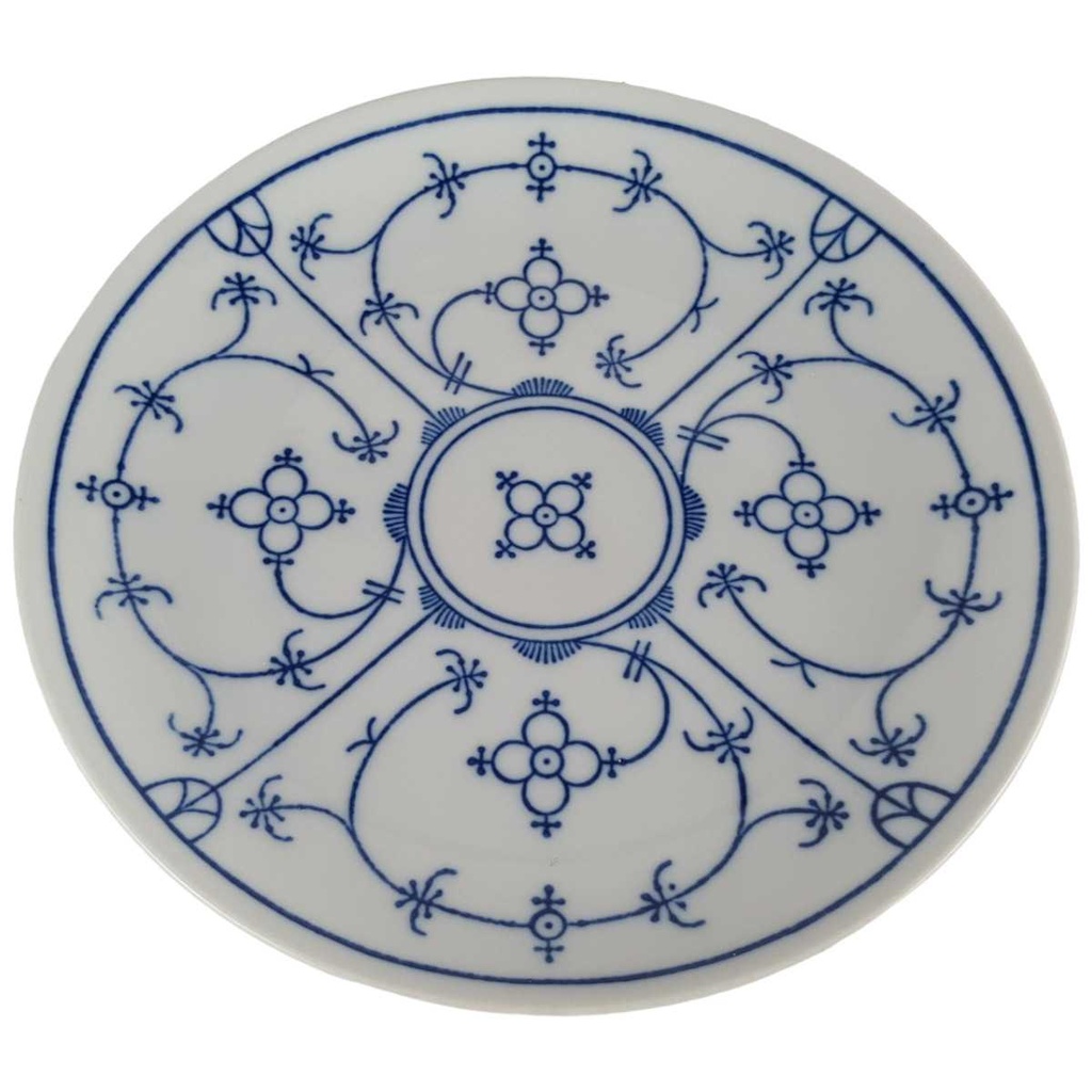 [1806404] Kuchenteller 19,2 cm Winterling Schwarzenbach Indisch Blau Strohblume gebraucht - akzeptabel