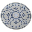 Kuchenteller 19,2 cm Winterling Schwarzenbach Indisch Blau Strohblume gebraucht - akzeptabel