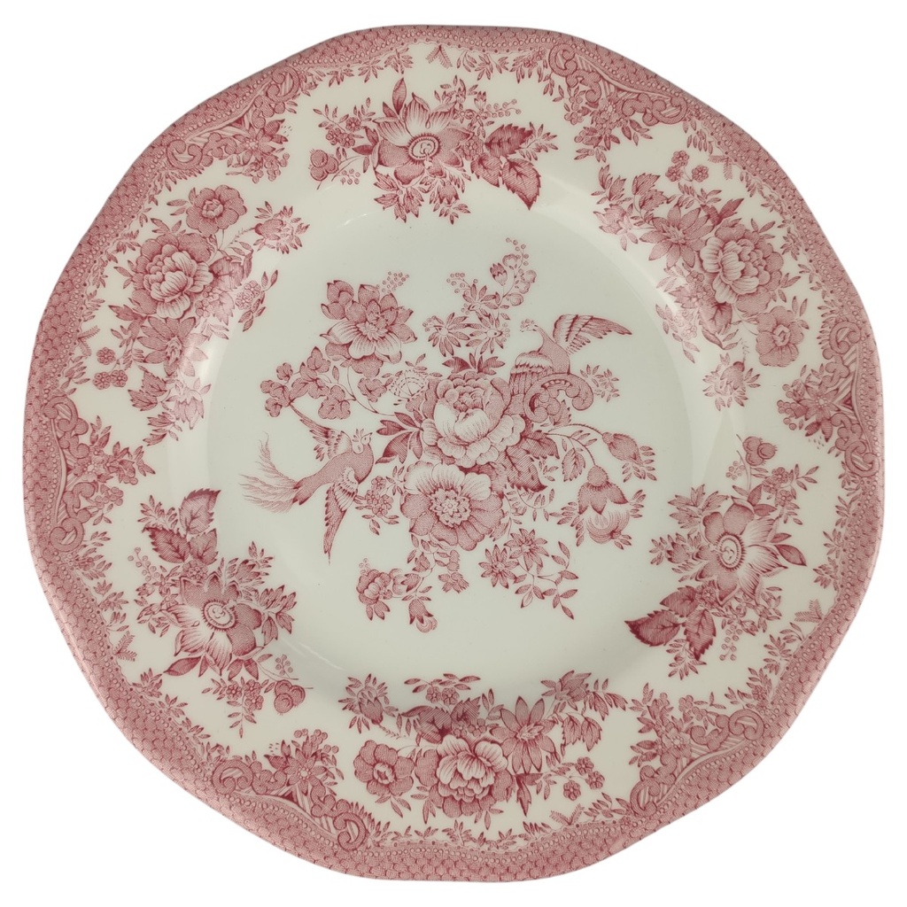 [1806415] Kuchenteller 20 cm Enoch Wedgwood Asiatic Pheasants Rot gebraucht - sehr gut