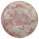 Suppenteller 20 cm Churchill England Swan Inn Pink