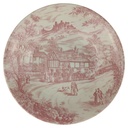 Schüssel 22,3 cm Churchill England Swan Inn Pink gebraucht - sehr gut