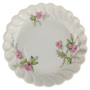 Konfektschale Teebeutelablage Gebäckschälchen 11 cm Haviland Limoges Torse Rosendekor