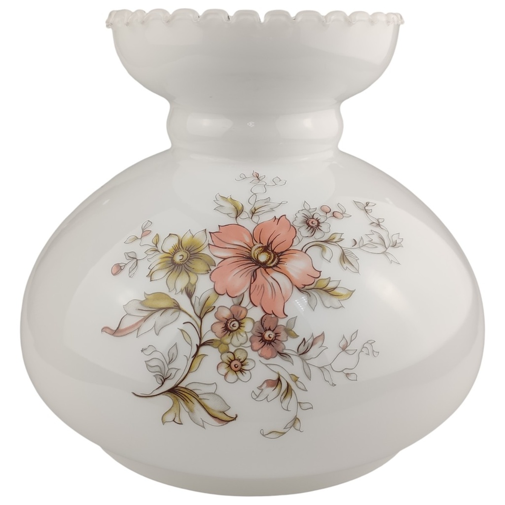 Lampenschirm Glas Blumendekor Vestaschirm