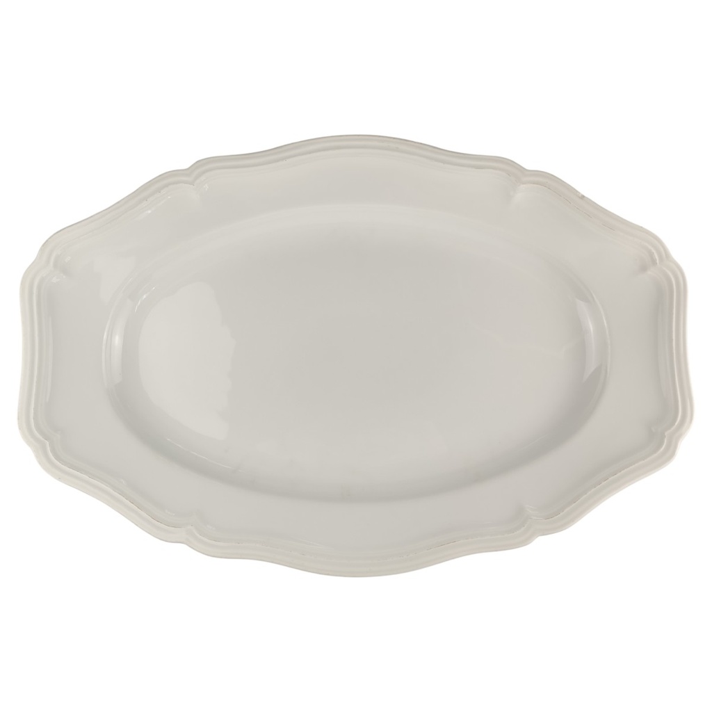 [1818137] Servierplatte groß 45,5x30 cm Rosenthal Chippendale Weiß gebraucht - akzeptabel