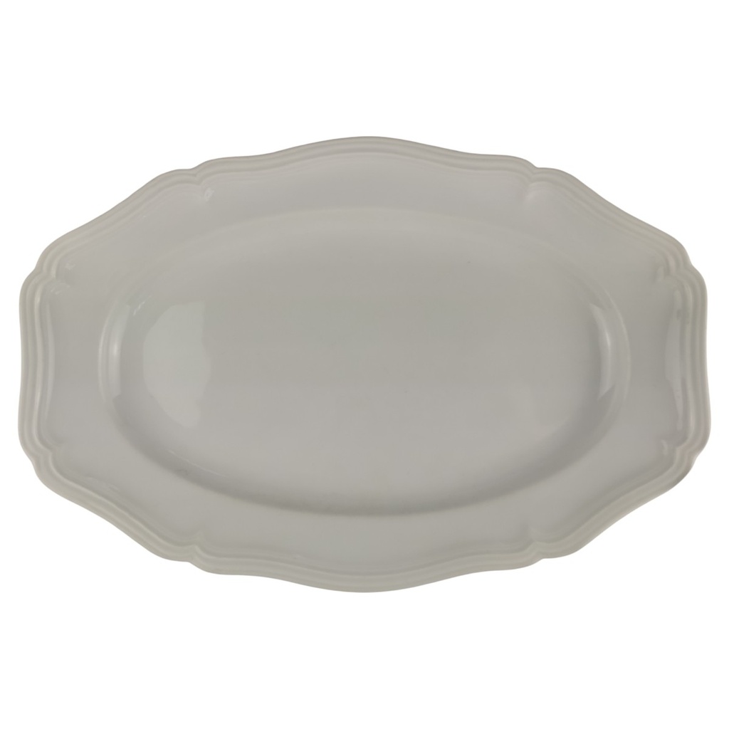 [1818138] Servierplatte 32,8x22 cm Rosenthal Chippendale Weiß gebraucht - akzeptabel
