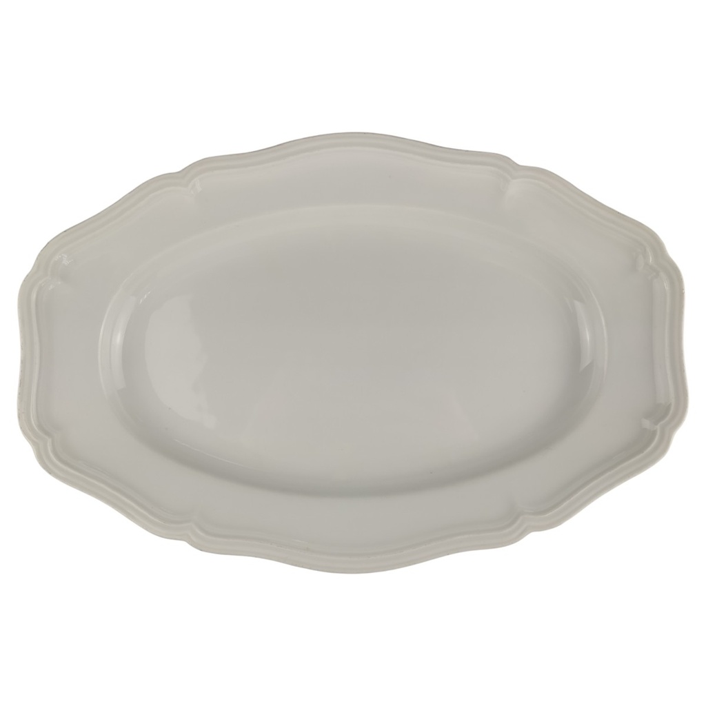 [1818139] Servierplatte 37,4x25 cm Rosenthal Chippendale Weiß gebraucht - akzeptabel