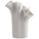 Vase Blumenvase 25,3 cm Rosenthal Asym Weiß Claus Josef Riedel gebraucht - gut
