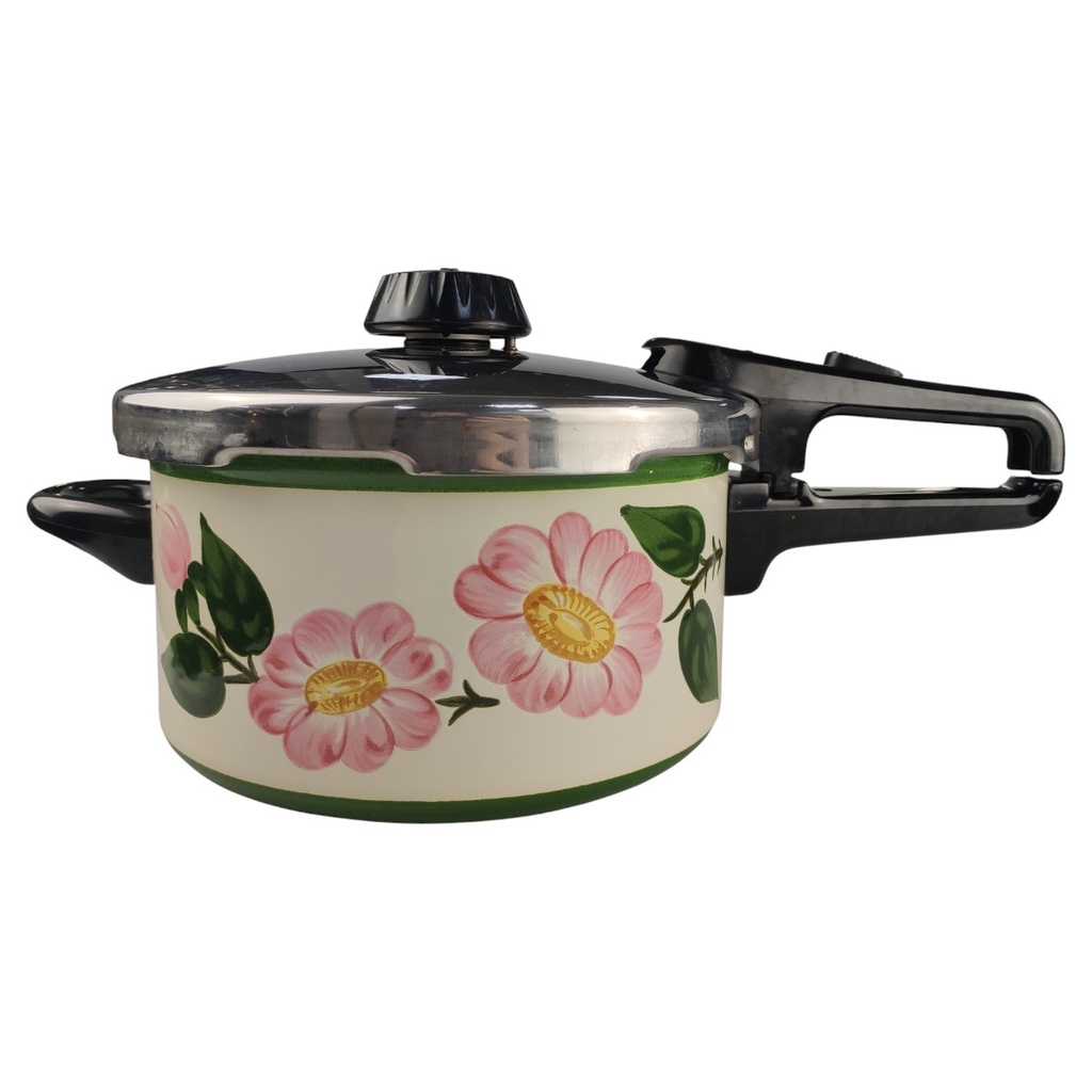 [1818180] Schnellkochtopf 3,8 L Villeroy & Boch Wildrose gebraucht - gut