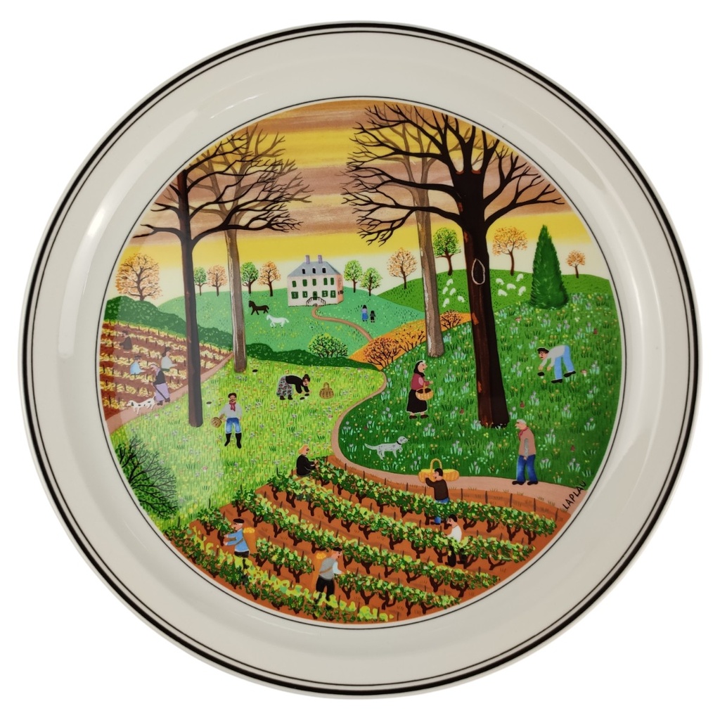 [1818181] Wandteller Villeroy & Boch Die vier Jahreszeiten Herbst No. 3 gebraucht - neuwertig
