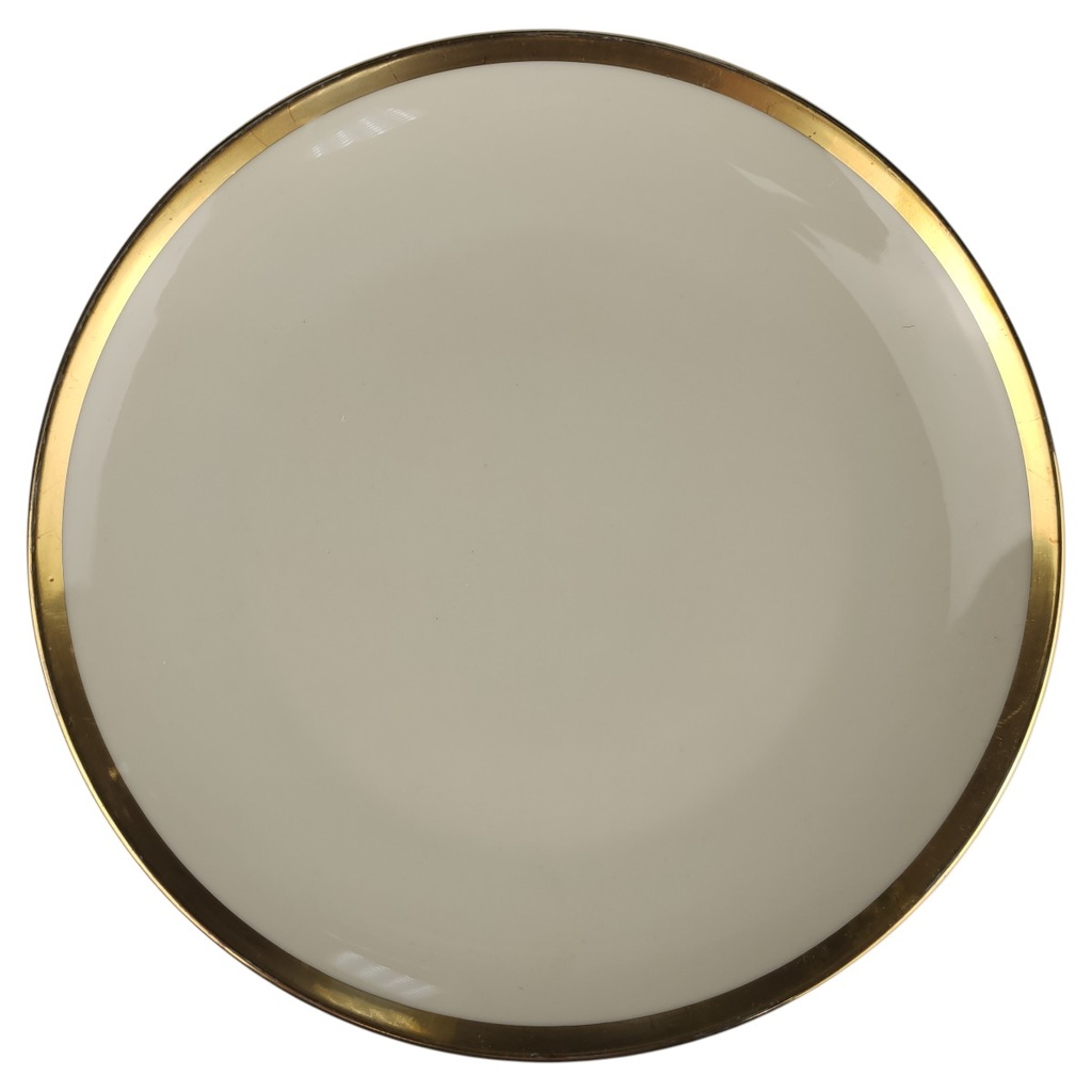 [1818193] Kuchenteller 19 cm Fürstenberg Fürstin Goldrand 01650 Beige gebraucht - sehr gut