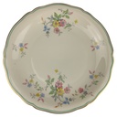 Kuchenteller 20 cm Zeh Scherzer Blumendekor Grüne Linie Goldrand gebraucht - gut