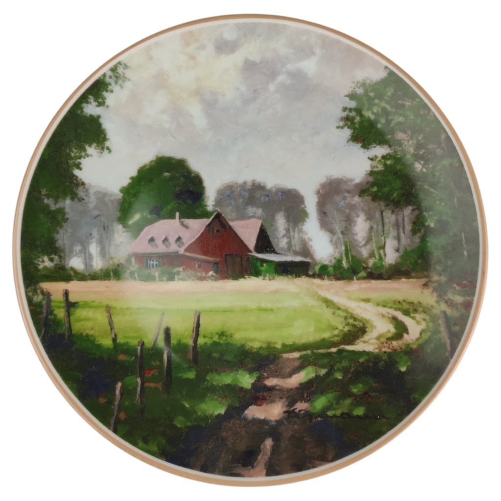 [1818369] Wandteller Villeroy & Boch Heinrich Impressionen der Stille Lautloser Morgen gebraucht - neuwertig