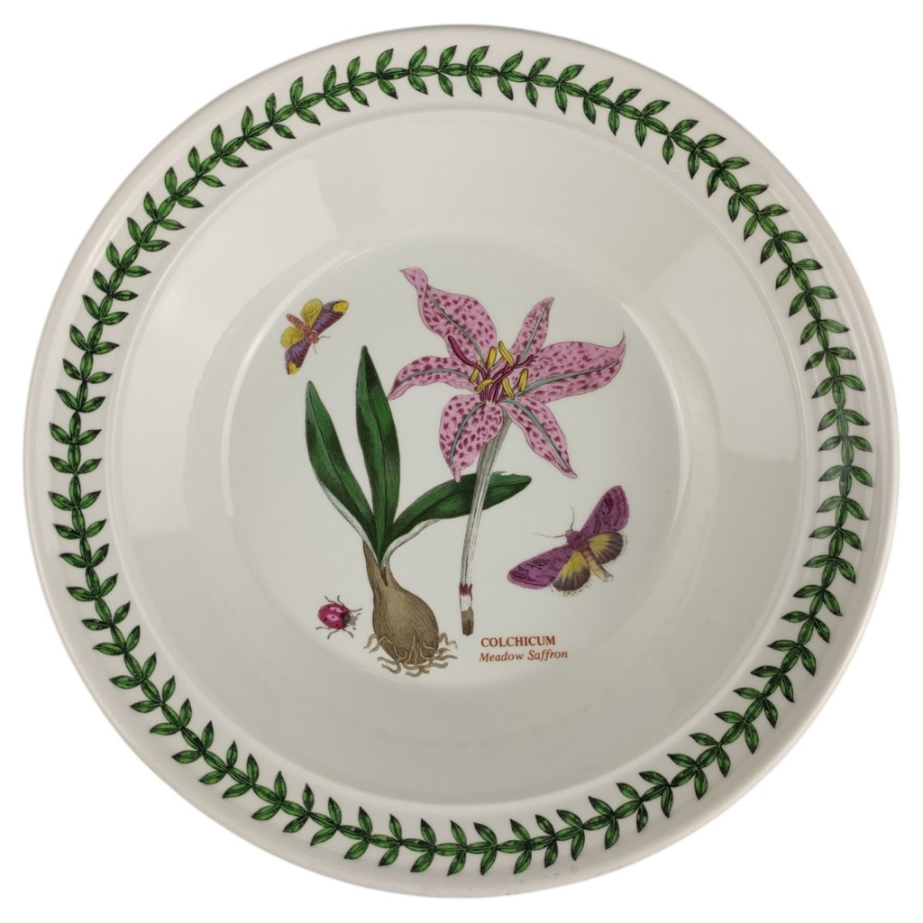 [1818377] Suppenteller 21,4 cm Portmeirion Botanic Garden Colchicum gebraucht - neuwertig