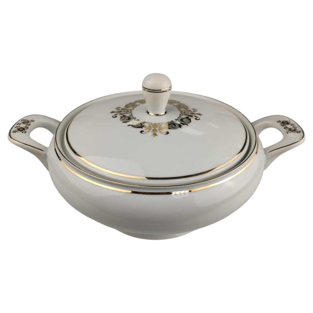 [1819001] Ragoutterrine Goldrand Golddekor 1,6 L Hertel Jacob gebraucht - sehr gut