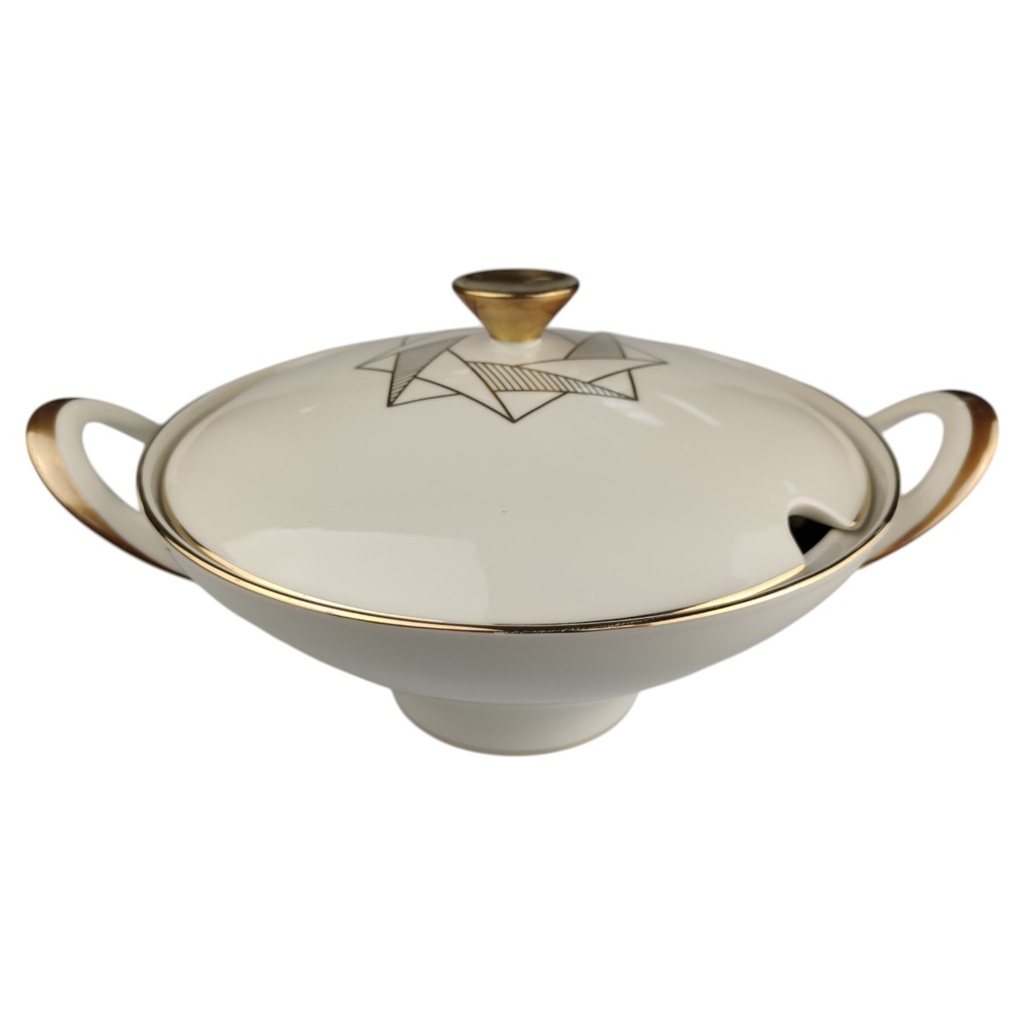 [1819007] Suppenterrine 1,5 L Edelstein Goldrand 21246 gebraucht - sehr gut