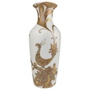 Vase 25,7 cm AK Kaiser Serenade Gold Vogel Blumen gebraucht - sehr gut
