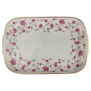 Servierplatte klein Rosenthal Helena Blumen Pink gebraucht - neuwertig
