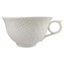 Teetasse Meissen Wellenspiel Relief weiß I. Wahl gebraucht - neuwertig
