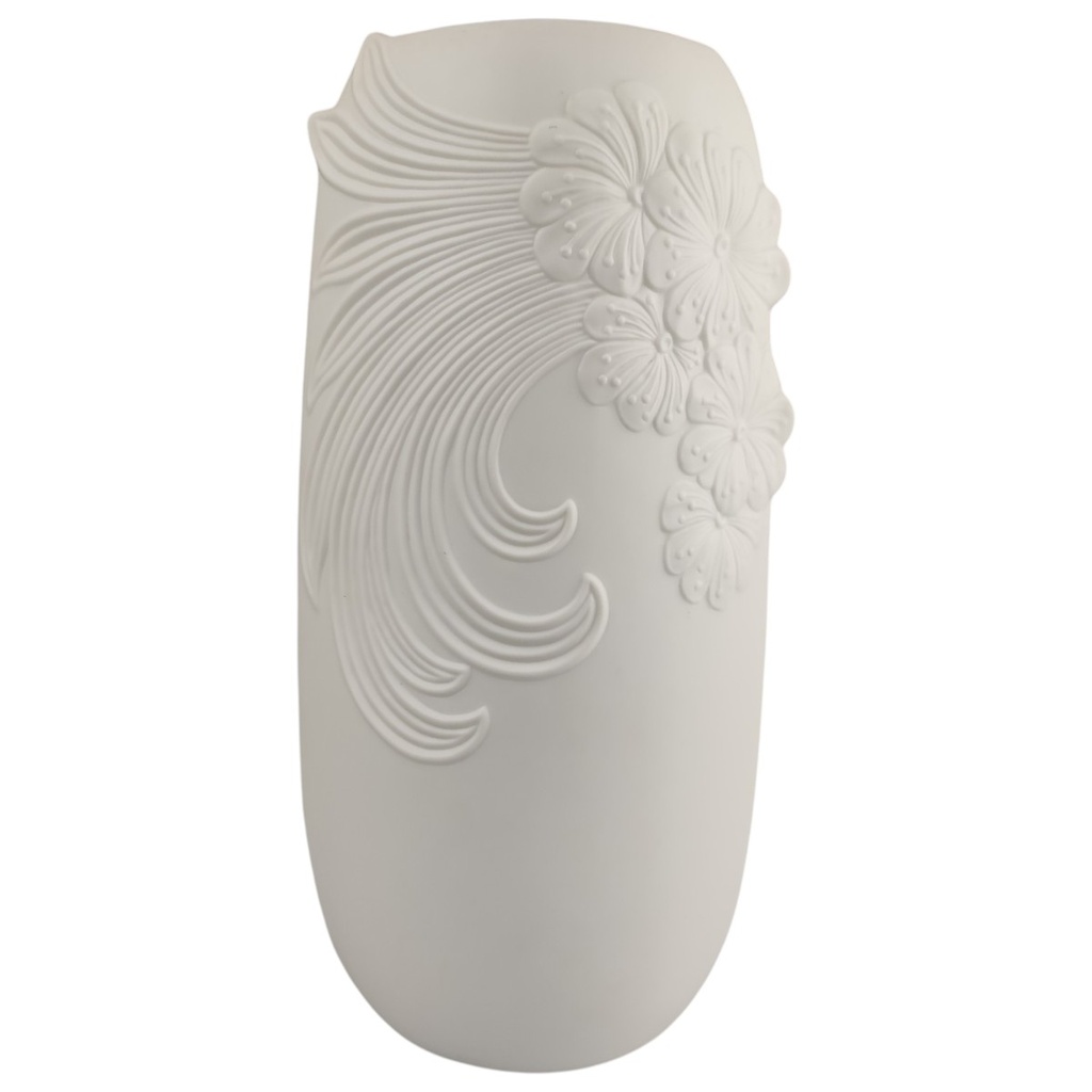 [1822830] Vase Blumenvase 23 cm AK Kaiser Weiß M.Frey gebraucht - sehr gut