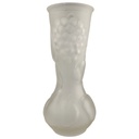 Vase Blumenvase Glas satiniert matt gebraucht - gut