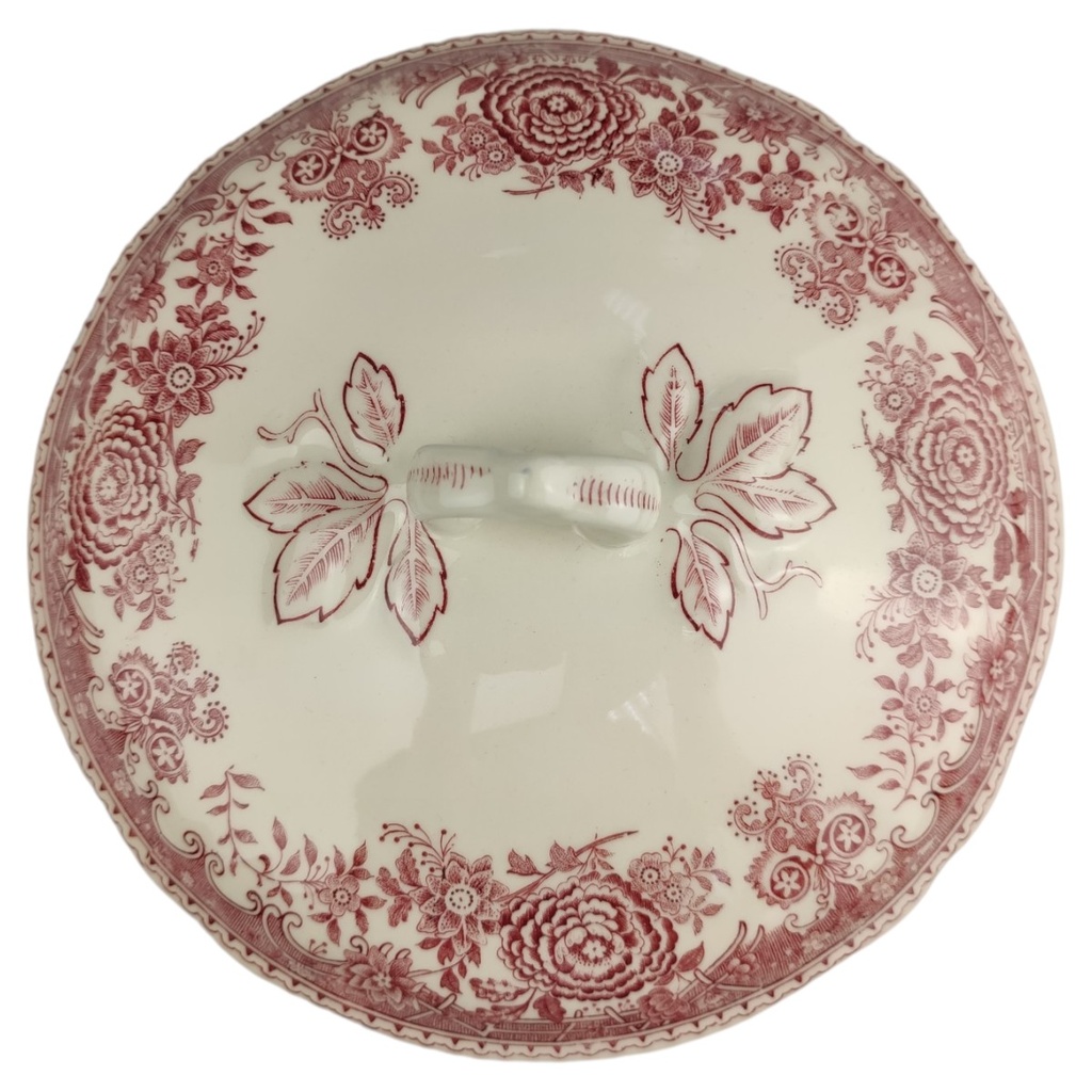 [1822978] Ersatzdeckel für Terrine Deckel Ragoutterrine Villeroy & Boch Burgenland Rot gebraucht - gut