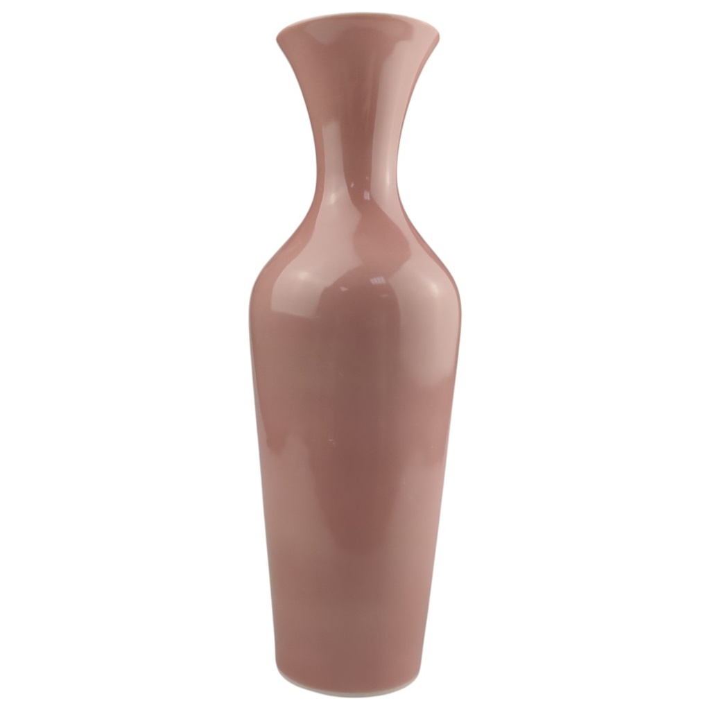 [1823015] Tischvase Vase Blumenvase 23,5 cm Hutschenreuther Hohenberg Lachsrosa Weiß