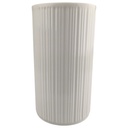 Vase Blumenvase Reliefvase 16,5 cm Melitta Weiß gebraucht - sehr gut
