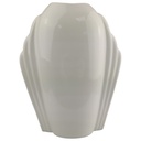 Vase Blumenvase Fächervase 23,5 cm Eschenbach Weiß gebraucht - sehr gut
