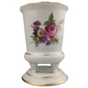 Tischvase Vase Blumenvase 11,2 cm AK Kaiser Residenz Blumendekor Goldrand gebraucht - gut