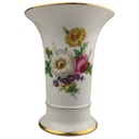 Vase Blumenvase 14,8 cm AK Kaiser Residenz Blumendekor Goldrand gebraucht - sehr gut