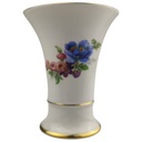 Vase Blumenvase klein 9,9 cm AK Kaiser Residenz Blumendekor Goldrand gebraucht - sehr gut