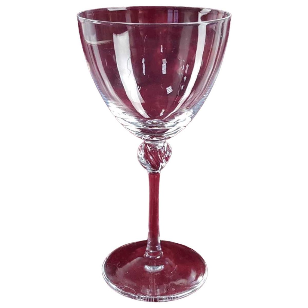 [22807] Daum Bolero France Kristall Wein Glas signiert 15,8 cm