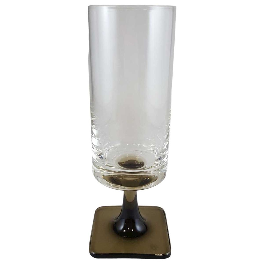 Weinglas Weinrömer Überfangglas Rosenthal Rauchglas Georg Jensen Berlin Eckiger Fuß gebraucht - sehr gut