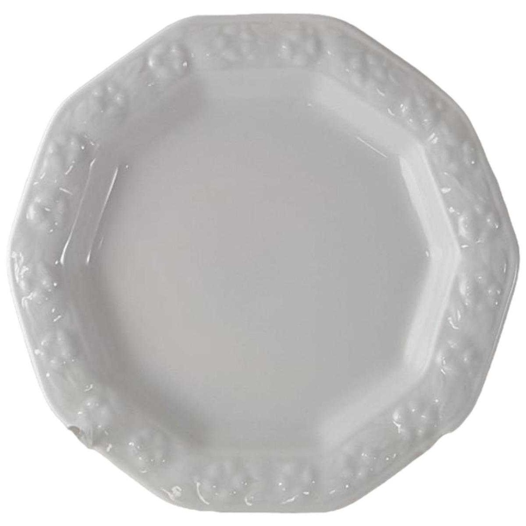 [30130] Glasuntersetzer 10,3 cm Rosenthal Maria Weiß Classic Rose gebraucht - sehr gut
