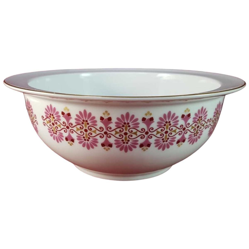 [45811000] Schüssel Servierschüssel 21,2 cm Graf von Henneberg Pink Gold gebraucht - sehr gut