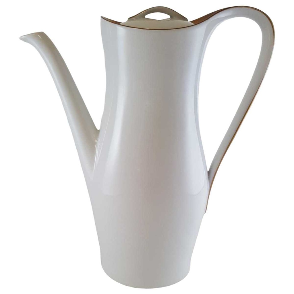 [45811005] Kaffeekanne Goldrand 1,2 L Eschenbach Alte Formen W2610 gebraucht - sehr gut