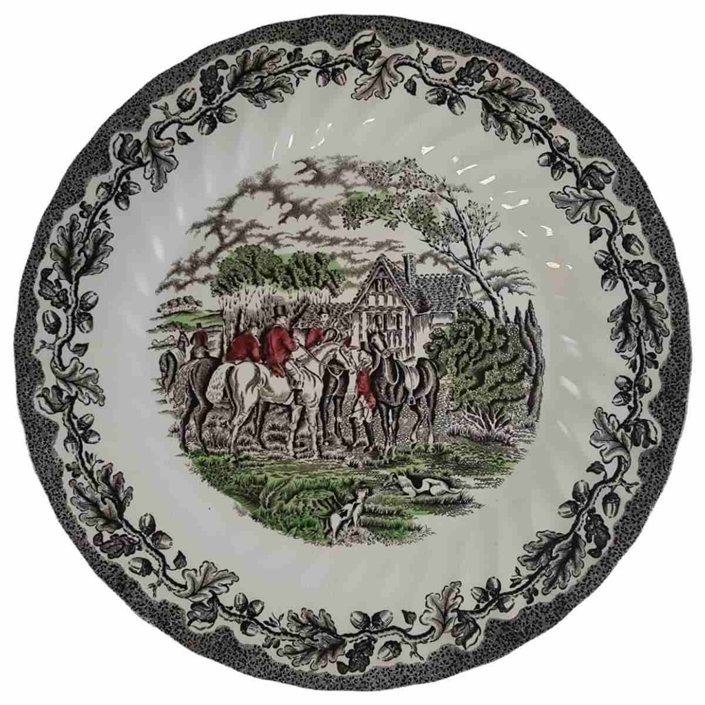 [45811024] Speiseteller Essteller 25 cm Myott Country Life Bunt rot grün gebraucht - gut