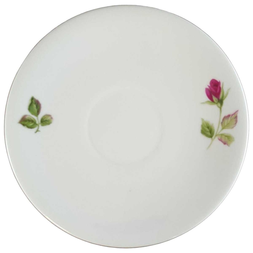 [45811048] Untertasse für Kaffee 14 cm Seltmann Weiden Rosendekor 1714 gebraucht - akzeptabel