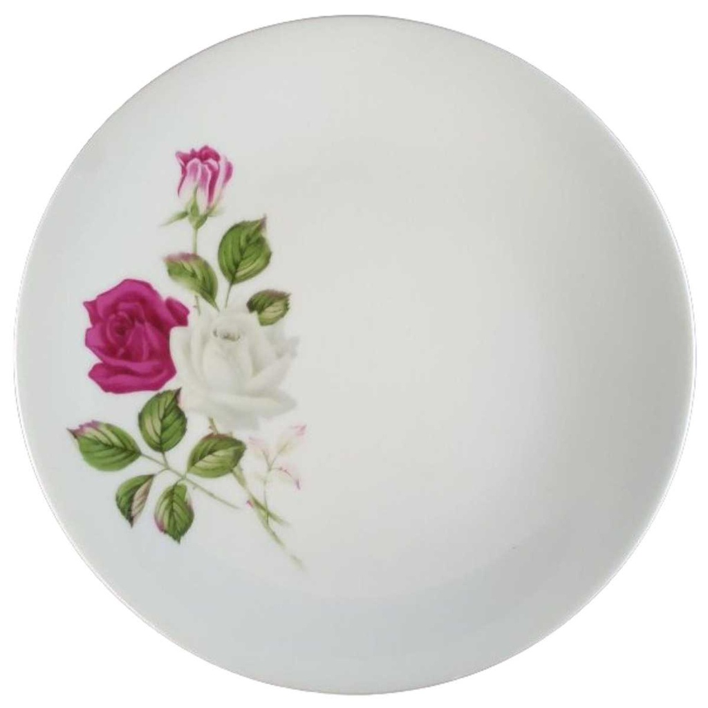 Kuchenteller 19,3 cm Seltmann Weiden Rosendekor 1714 gebraucht - akzeptabel