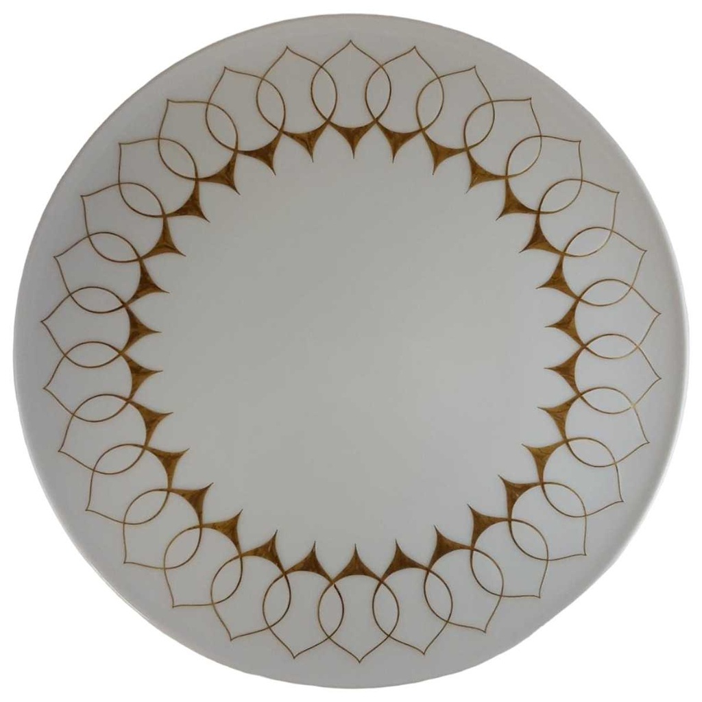 [4581105] Tortenplatte Rosenthal Lotus Goldsilhouette Björn Wiinblad gebraucht - gut