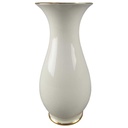 Vase Goldrand 25 cm Eschenbach Elfenbein Beige gebraucht - sehr gut