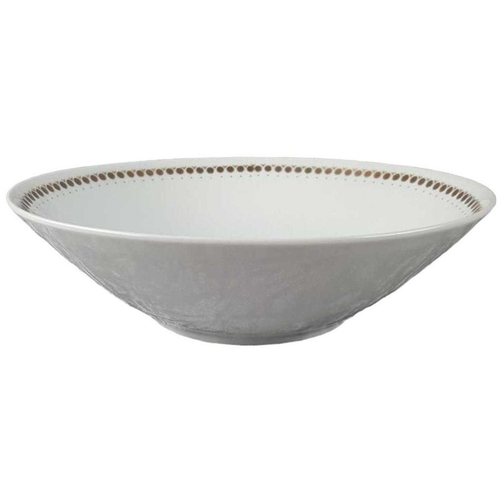 Schüssel Golddekor 23 cm Mitterteich Form 650 Kreise gebraucht - akzeptabel