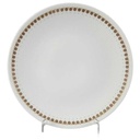 Kuchenteller Dessertteller Golddekor 19,6 cm Mitterteich Form 650 Kreise gebraucht - akzeptabel